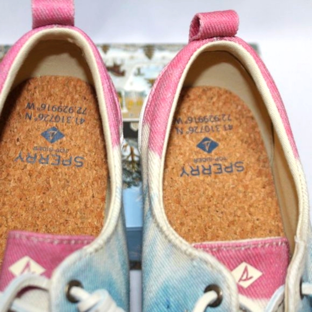 NWT Sperry Blue Crest Canvas Platform Slip-on Sne… - image 6